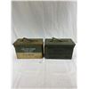 Image 1 : 2 Vintage Military Ammo Boxes
