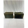 Image 2 : 2 Vintage Military Ammo Boxes