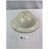 Image 1 : Vintage White Military Helmet Used In Africa And Also By Fire Brigades WW2