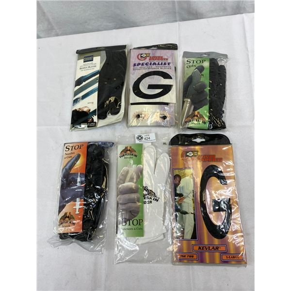 Nice Lot Of New In Package All Weather Neoprene Protective Gloves