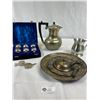 Image 1 : Nice Decorative Silverplated Lot of Teapots, Tankards etc