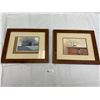 Image 1 : 2 15" x 13" Nicely Framed Prints