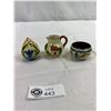 Image 2 : Nice Made in England Pottery Lot. Torquay Pottery Motto WareAssortment of Small Dishes