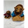 Image 1 : 2 Stuffed Lumberjack Sasquatches