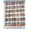 Image 2 : Uncut Sheet Of Calgary Flames NHL Trading Cards, 1987