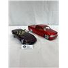 Image 1 : 2 1/18 Scale Die Cast Cars, Corvette And Chevrolet Truck Dub City, Missing Side Mirror