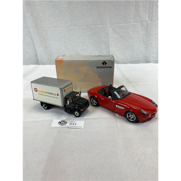 1/54 Scale International Die Cast Truck Plus 1/24 Scale BMW Z8