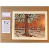 Image 1 : Limited Edition Print. First Snow By Tom Thompson Group of Seven Member