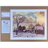 Image 1 : Limited Edition Print Winter in The Village By A.J. Casson Group of 7 Member