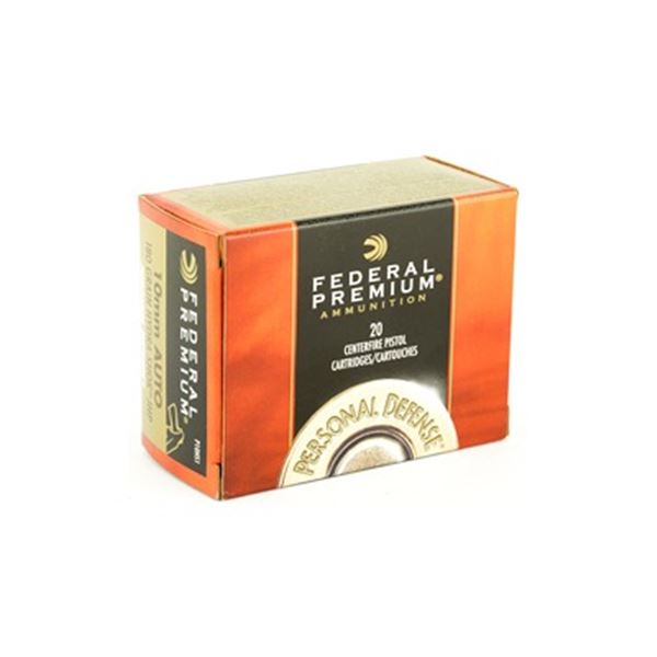 FED HYDRA-SHOK 10MM 180GR - 20 Rds