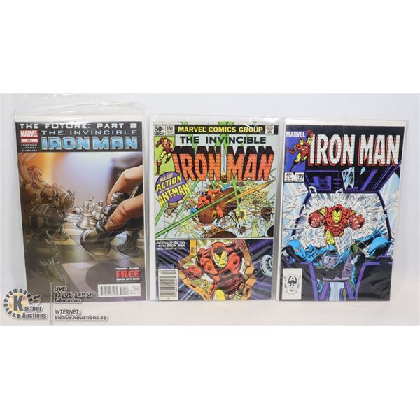 3 VINTAGE IRON MAN COMICS