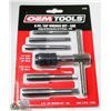 Image 1 : NEW OEMTOOLS 6 PC TAP WRENCH SET - SAE