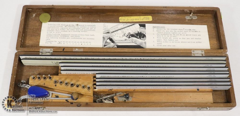 VINTAGE 1974 LETTERING DEVICE