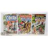 Image 1 : 3 VINTAGE MARVEL COMICS JOHN CARTER WARLORD OF