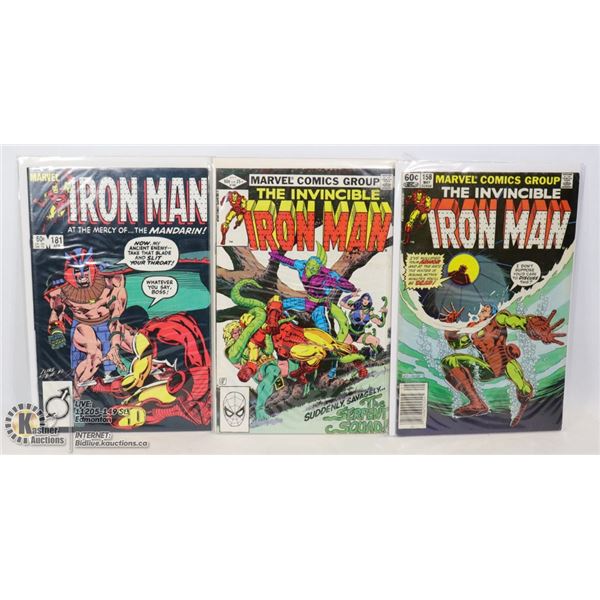 3 VINTAGE IRON MAN COMICS