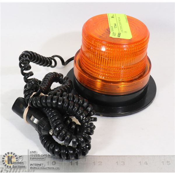 AMBER CAUTION LIGHT W/CAR ADAPTER