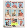 Image 1 : 1970S CHICAGO BLACKHAWKS NHL 9 CARD LOT OPC