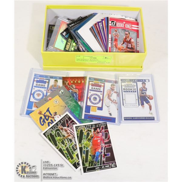 NBA INSERTS, ROOKIES, AUTOGRAPH, JERSEY CARD LOT