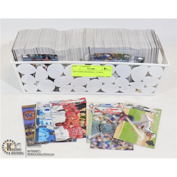 2020 TOPPS BASEBALL CARDS