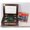 Image 1 : ESPN NASACAR MINI HELMET COLLECTOR SET W/ COA &
