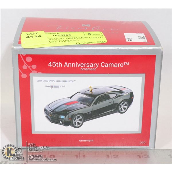 975-142 HEIRLOOM ORNAMENT-45TH ANNIVERSARY CAMARO