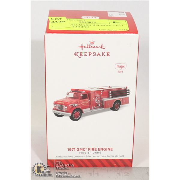 975-113 HALLMARK KEEPSAKE-1971 GMC FIRE ENGINE