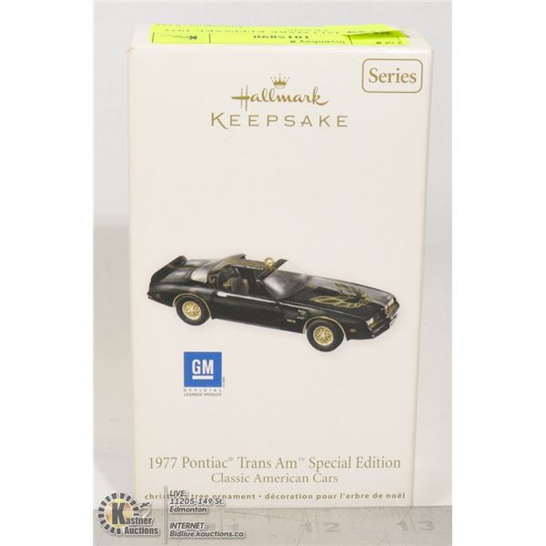 975-128 HALLMARK KEEPSAKE-1977 PONTIAC TRANS