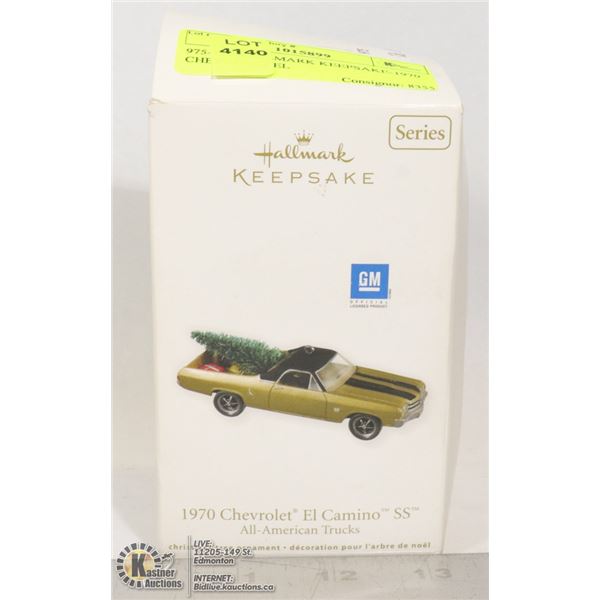 975-136 HALLMARK KEEPSAKE-1970 CHEVROLET EL