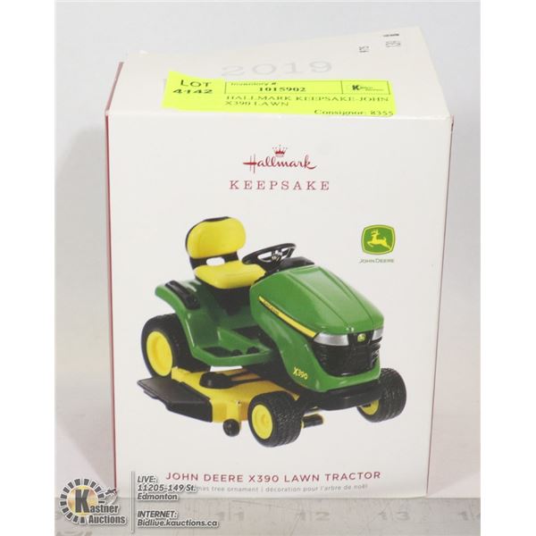 975-139 HALLMARK KEEPSAKE-JOHN DEERE X390 LAWN