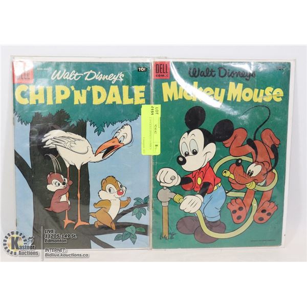 LOT OF 2 10 CENT DISNEY COMICS