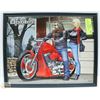 Image 1 : 11 X 14 EASYRIDERS HARLEY FRAMED CENTERFOLD