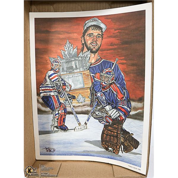 2 LIMITED EDITION HOCKEY PRINTS