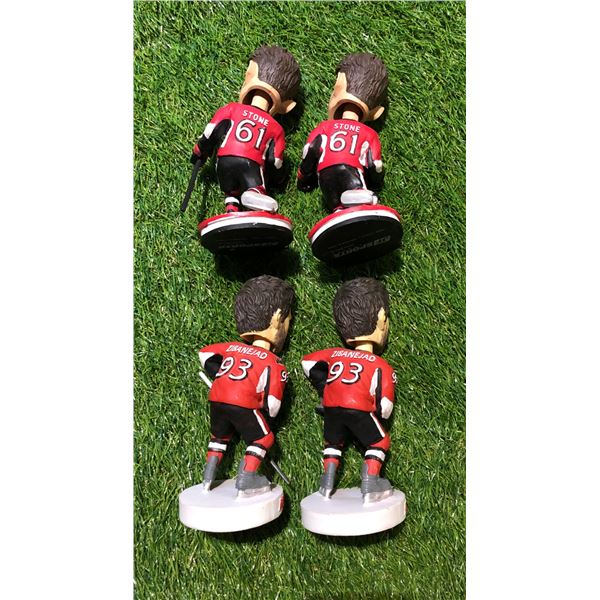 4 OTTAWA SENATORS BOBBLEHEADS