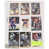 Image 1 : EDMONTON OILER NHL 9 CARD LOT