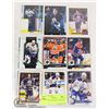Image 1 : EDMONTON OILER NHL 9 CARD LOT