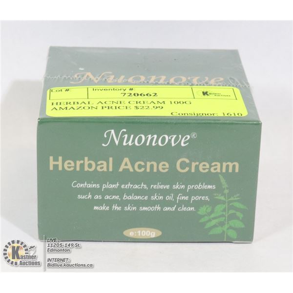 HERBAL ACNE CREAM 100G AMAZON PRICE $22.99