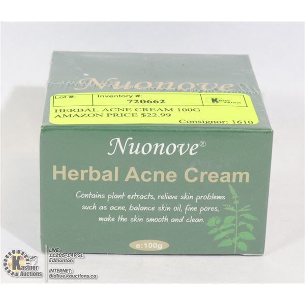 HERBAL ACNE CREAM 100G AMAZON PRICE $22.99