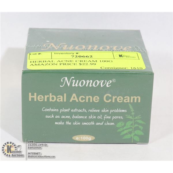 HERBAL ACNE CREAM 100G AMAZON PRICE $22.99
