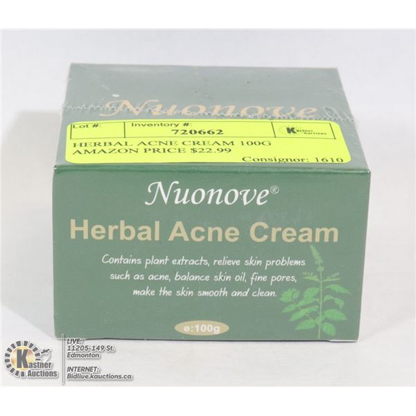 HERBAL ACNE CREAM 100G AMAZON PRICE $22.99