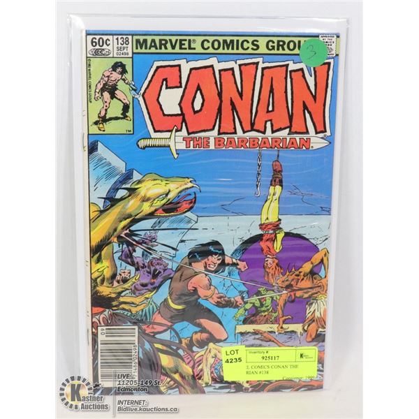 MARVEL COMICS CONAN THE BARBARIAN #138