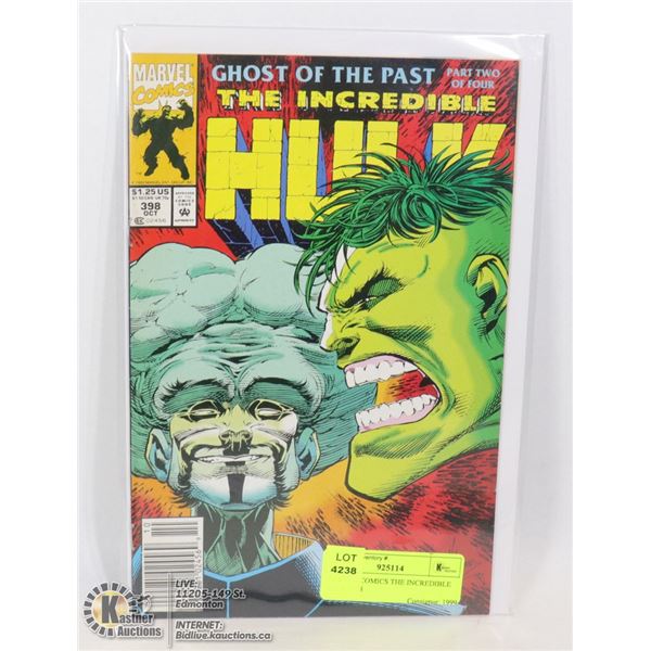 MARVEL COMICS THE INCREDIBLE HULK #398