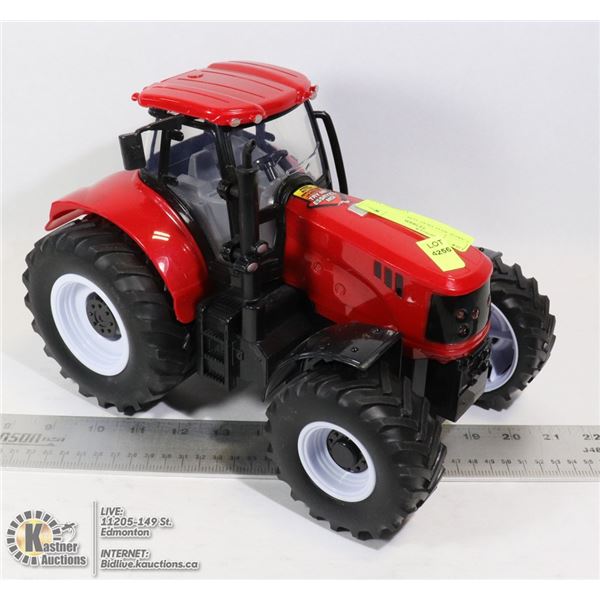 LARGE RED TRACTOR