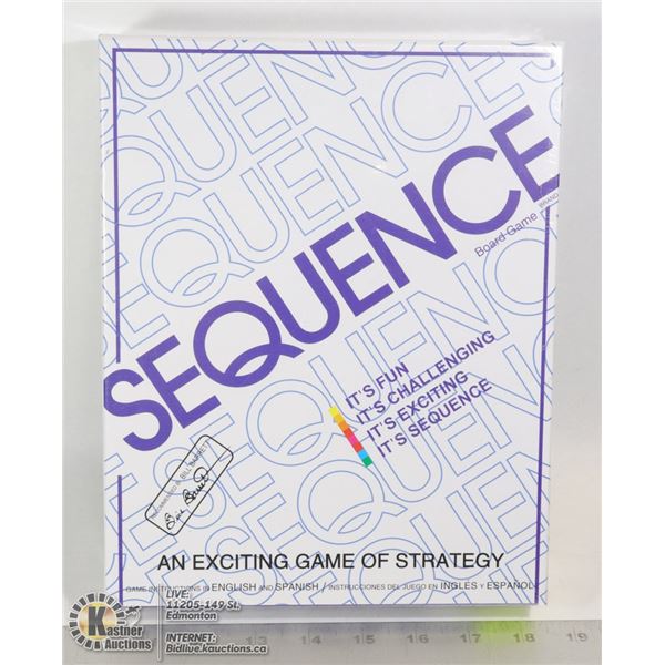 SEQUENCE BOARD GAME