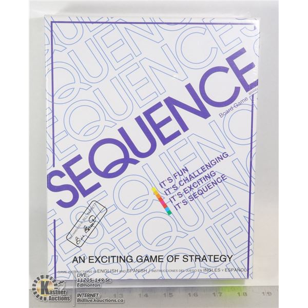 SEQUENCE BOARD GAME
