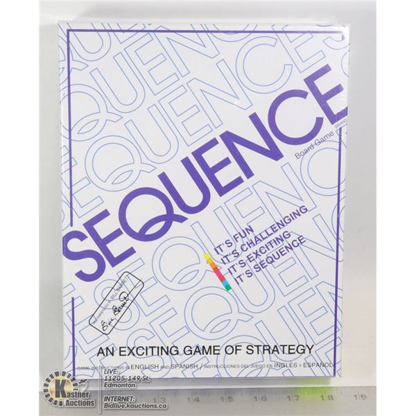 SEQUENCE BOARD GAME