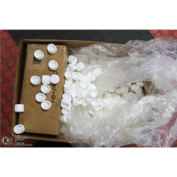 LARGE BOX OF DISPENSING CAPS