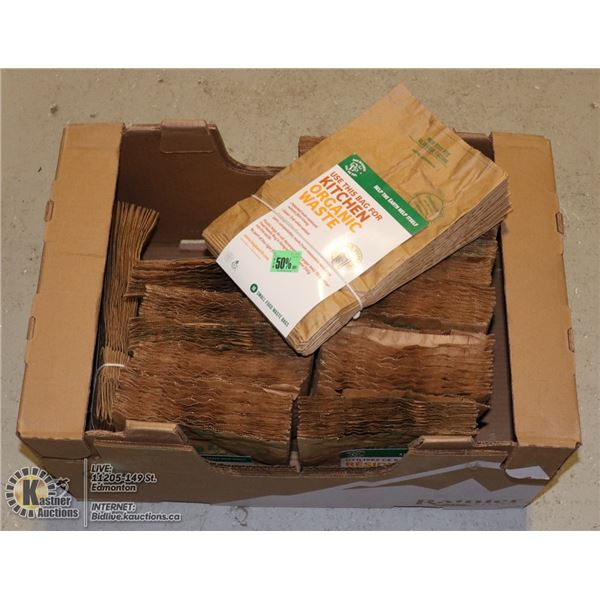 15  PACKS SMALL COMPOST BAGS 10 BAGS IN EACH PACK