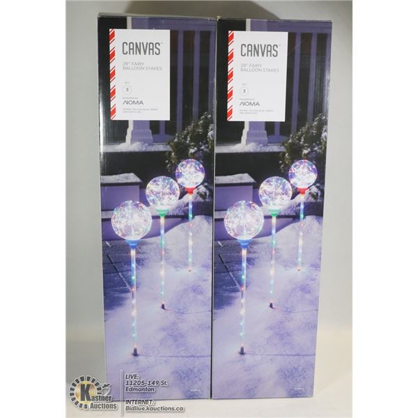 NOMA FAIRY BALLOON STAKES 3PACK EACH