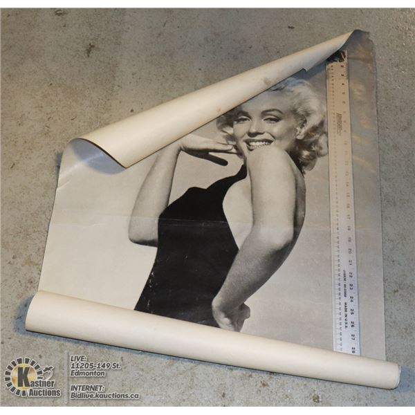LARGE 75" X 27" MARILYN MONROE POSTER