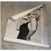 Image 1 : LARGE 75" X 27" MARILYN MONROE POSTER